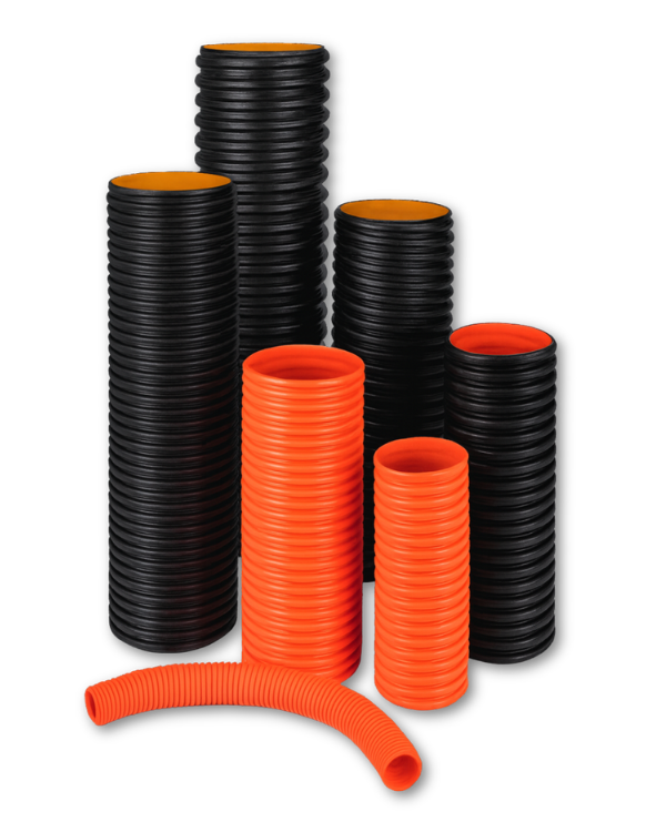 double wall corrugated pipes
