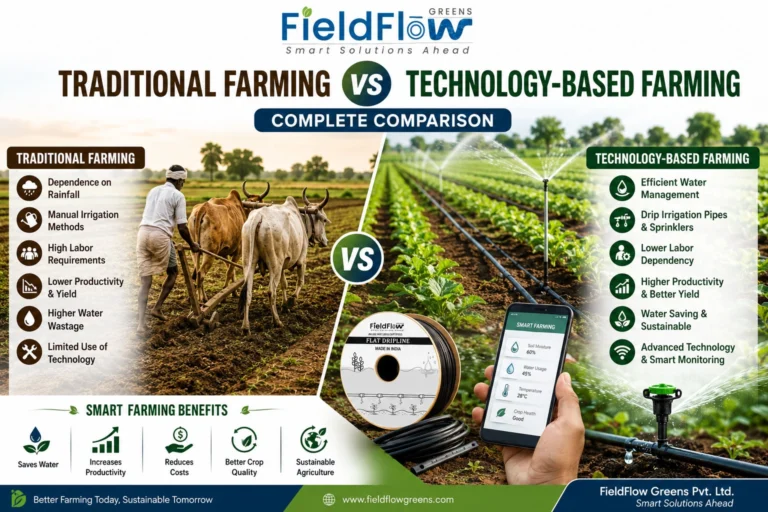 Traditional Farming vs Technology-Based Farming: Complete Comparison